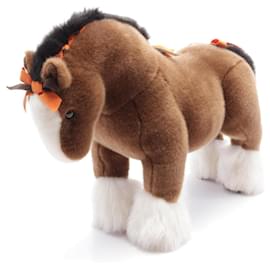 Hermès-Accessoire en peluche Hermes Elmmy PM-Marron