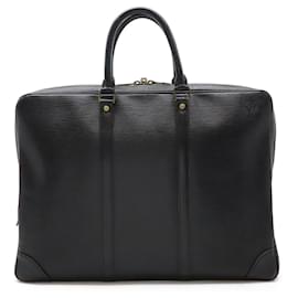 Louis Vuitton-Louis Vuitton Epi Porte-Documents Voyage Briefcase M54472-Black