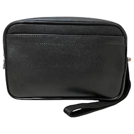 Louis Vuitton-Louis Vuitton Taiga Clutch Bag-Black