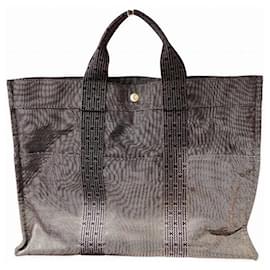 Hermès-Sac à main Herline d'Hermès-Gris