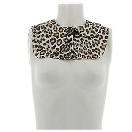 Carven Leopard print collar Brown