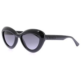 Moschino Gafas de sol redondas negras Negro