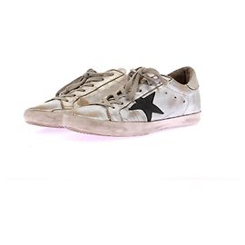 Golden Goose Baskets "Super-Star" argentées Metallic