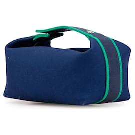 Hermès-Sac à main en coton Bride-a-Brac d'Hermès-Bleu,Autre