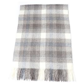 Cachecol de lã de alpaca Brunello Cucinelli marrom Marrom