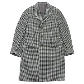 & Other Stories Sartorio Wool Houndstooth Chester Coat Black