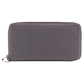 Hermès-Portefeuille Long en Soie Azap d'Hermès-Violet