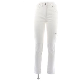 Jeans slim blancos Louis Vuitton de algodón Talla 36 Blanco