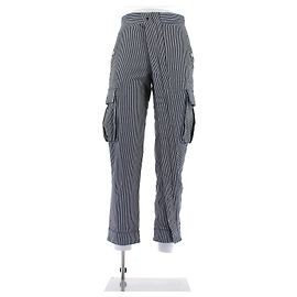 Jeans Louis Vuitton Azules con Rayas de Algodón Azul