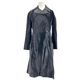 Alaïa Casaco de vitela estilo potro Preto