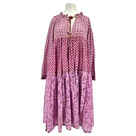Yvonne S Vestido rosa con estampado Rosa
