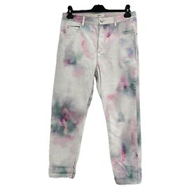 Isabel Marant Etoile Jean tie and dye "Lanea" Blanco