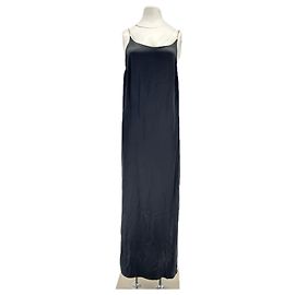 Magali Pascal Schwarzes Seidenkleid Schwarz