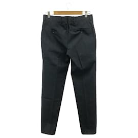 Hermès-Hermes Slacks Cotton Pants-Blue,Navy blue