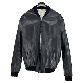 Autre Marque BALIBARIS Black Leather Jacket Black