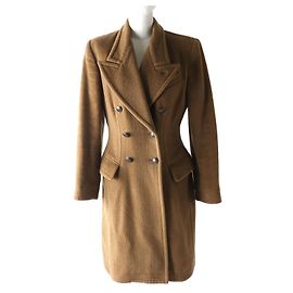 & Other Stories JEAN-PAUL GAULTIER CLASSIQUE Wool Polyester Coat Women Brown