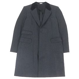 Abrigo Chester de lana Alexander McQueen gris oscuro Gris Gris antracita