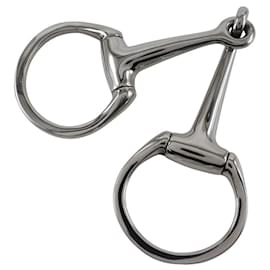 Hermès-Mors en métal Eggbutt Hermes Argent-Argenté