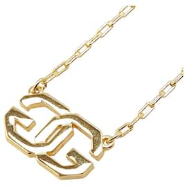 Givenchy-Givenchy GG Logo Necklace-Golden