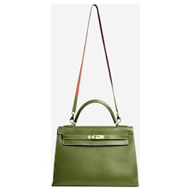 Hermès-Sac Kelly 32 vintage auburn 1993-Marron