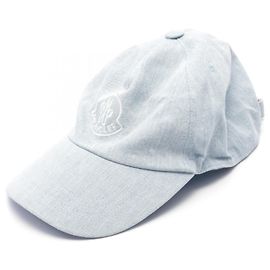 Boné Moncler de Denim Azul