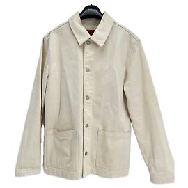 Sandro White Denim Jacket XS White