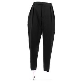 Céline Schwarze Wollhose Schwarz