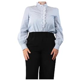 SéZane-Blue and white striped shirt - size UK 12-Blue