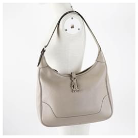 Hermès-Sac à épaule HERMES Trim 31 gris-Gris