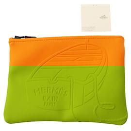 Hermès-Pochette Hermes Neoban Thalassa PM-Orange