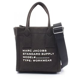 MARC JACOBS Canvas Tote Bag Schwarz