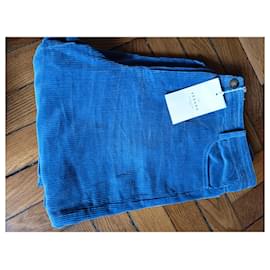 SéZane-'Le wide leg bleu vintage' pants by Sézane - size 42 new-Other