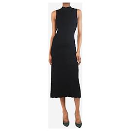 Fendi-Robe midi en jacquard noir - taille UK 6-Noir