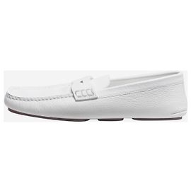 Khaite Mocassins en cuir blanc Billy - taille EU 38,5 Blanc