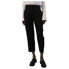 Acne Schwarze, cropped Wollhosen - Größe UK 6 Schwarz