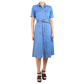 SéZane Blaue Jeanskleid - Größe UK 8 Blau