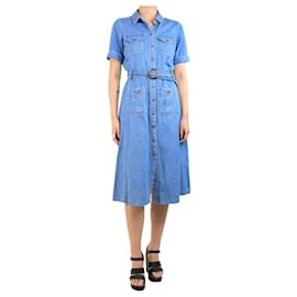 SéZane-Blue denim dress - size UK 8-Blue