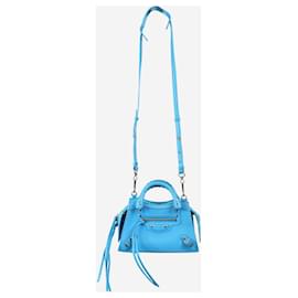 Balenciaga-Azure blue mini Neo Classic City bag-Blue