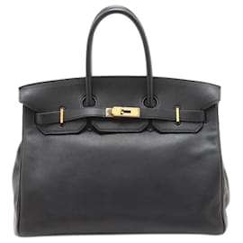Hermès-Sac Birkin 35 Le Tournay en veau Swift noir 2008-Noir
