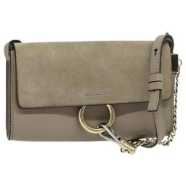 Chloé Sac bandoulière Grey Faye Gris