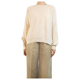 Helmut Lang Beige Kaschmir-Mix Pullover - Größe S Andere