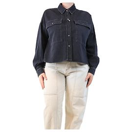 Weekend Max Mara Camicia in denim nero - taglia UK 14 Nero