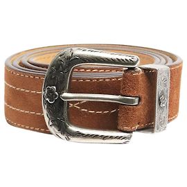 Polo Ralph Lauren Ceinture western en daim marron Marron