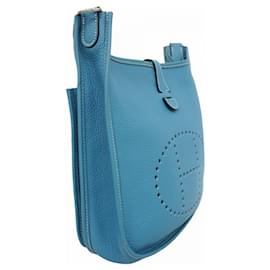Hermès-Sac à épaule Hermes Evelyn 2PM-Bleu