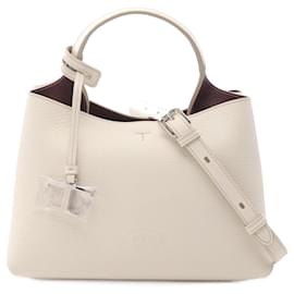 Tod's-Tod's Timeless Micro Handbag in White Leather-White