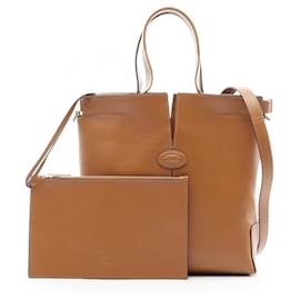 Tod's-Tod's Di Tote Bag in Brown Leather-Brown