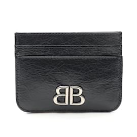 Balenciaga-Balenciaga Monaco Business Card Holder-Black