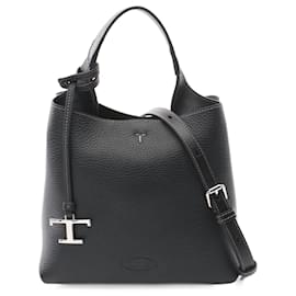 Tod's-Tod's Women's Leather Handbag in Black-Black