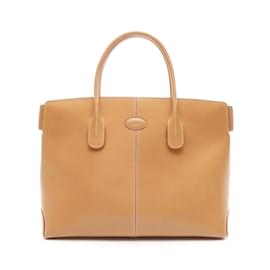 Tod's-Tod's D Bag Tote Leather Women's Brown-Brown