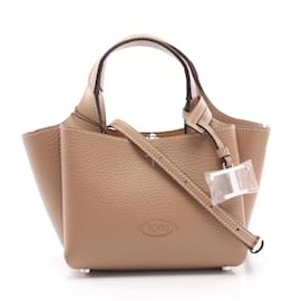 Tod's-Tod's Timeless Mini Handbag-Brown